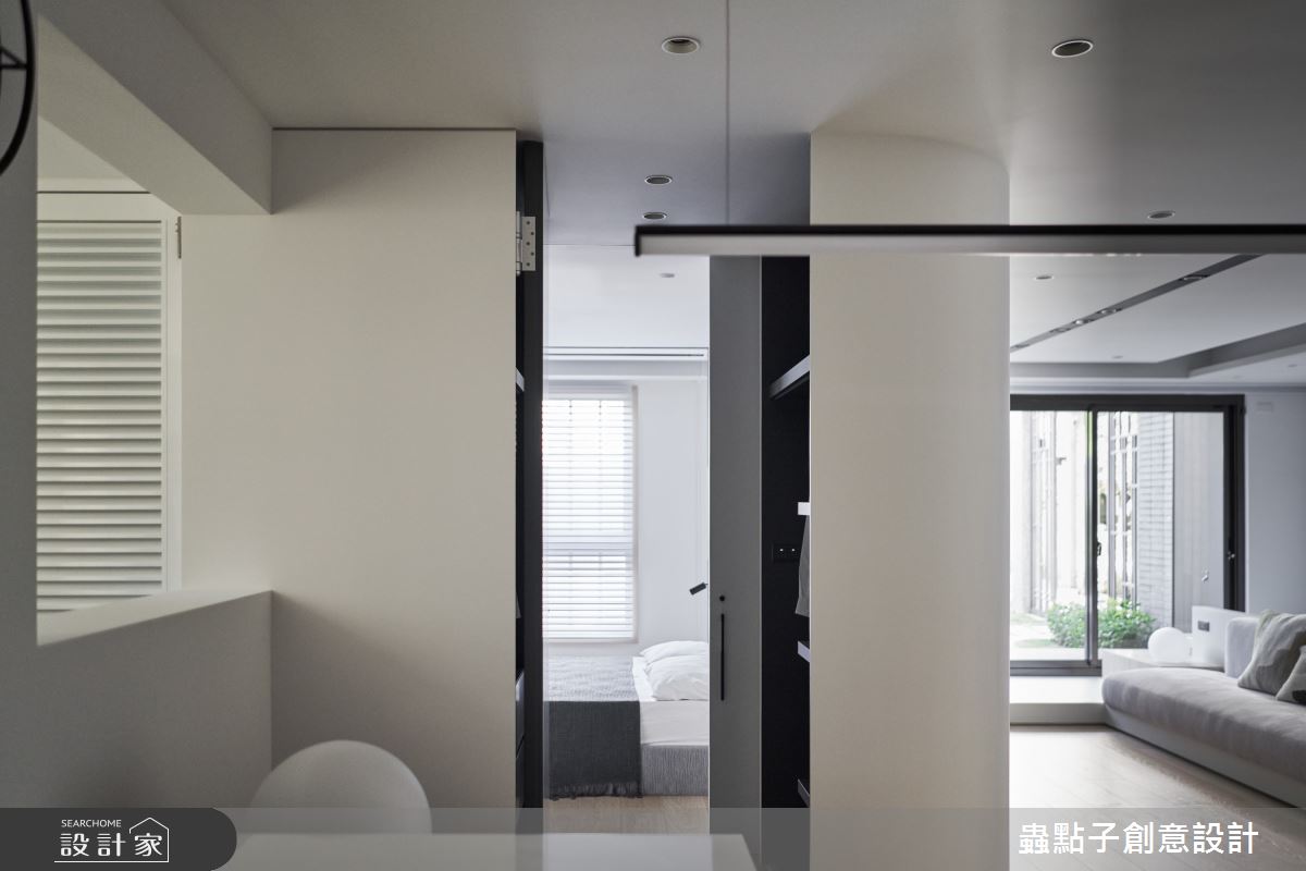 21坪新成屋(5年以下)＿北歐風客廳更衣間中島案例圖片＿蟲點子創意設計＿蟲點子_122之29