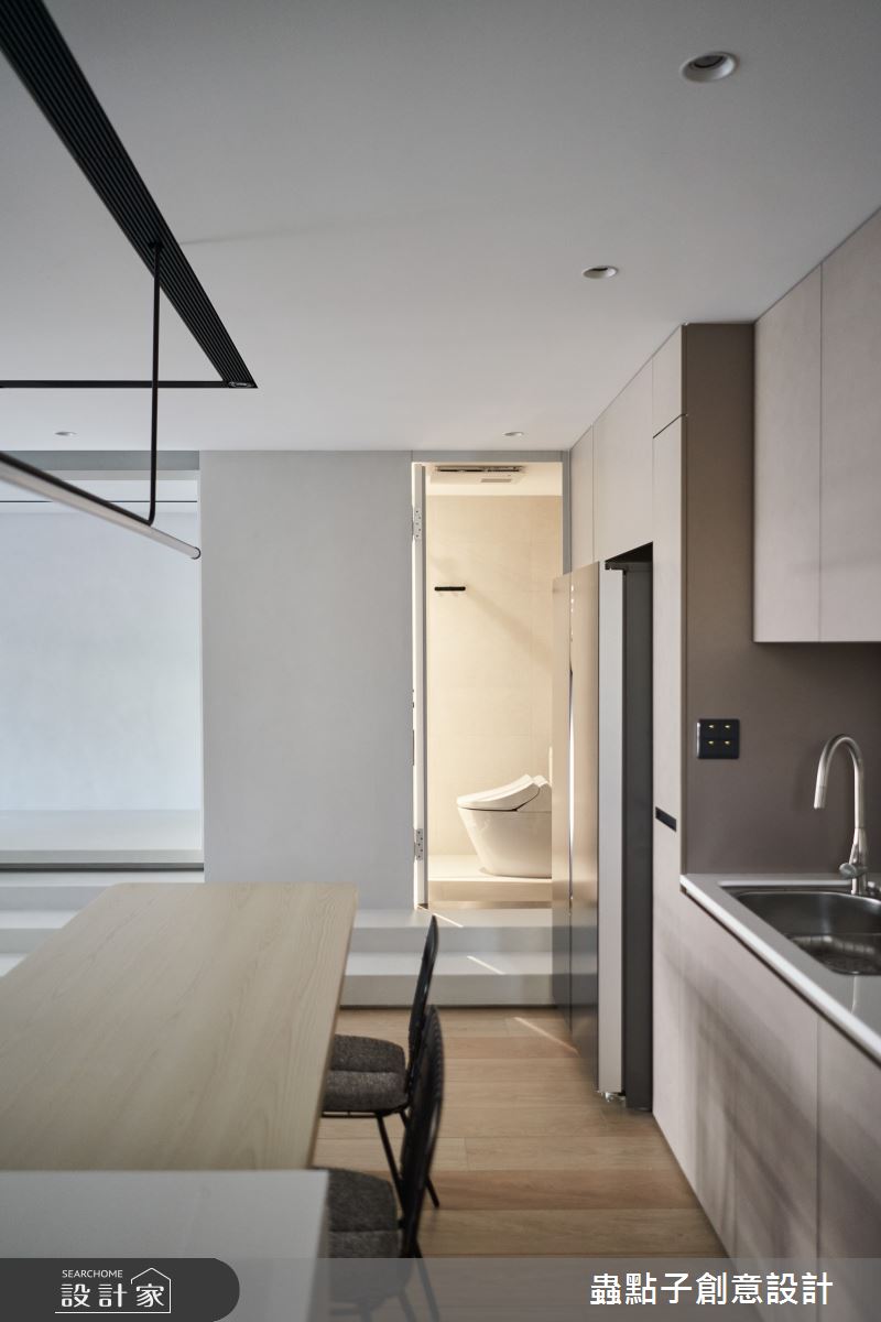 21坪新成屋(5年以下)＿北歐風餐廳廚房浴室中島案例圖片＿蟲點子創意設計＿蟲點子_122之25