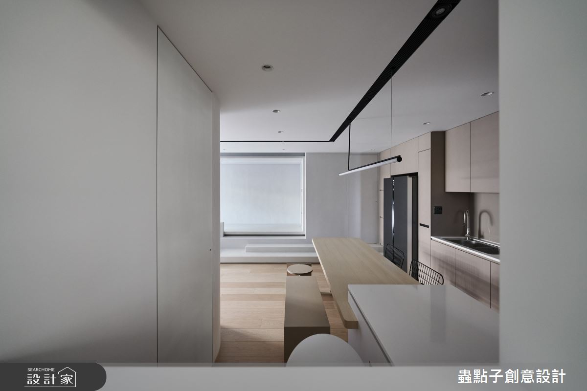 21坪新成屋(5年以下)＿北歐風餐廳廚房中島案例圖片＿蟲點子創意設計＿蟲點子_122之26