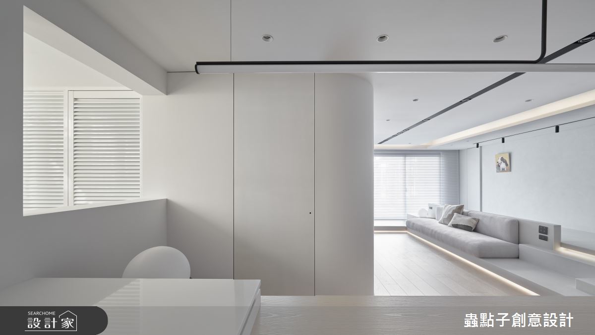 21坪新成屋(5年以下)＿北歐風客廳餐廳中島案例圖片＿蟲點子創意設計＿蟲點子_122之27