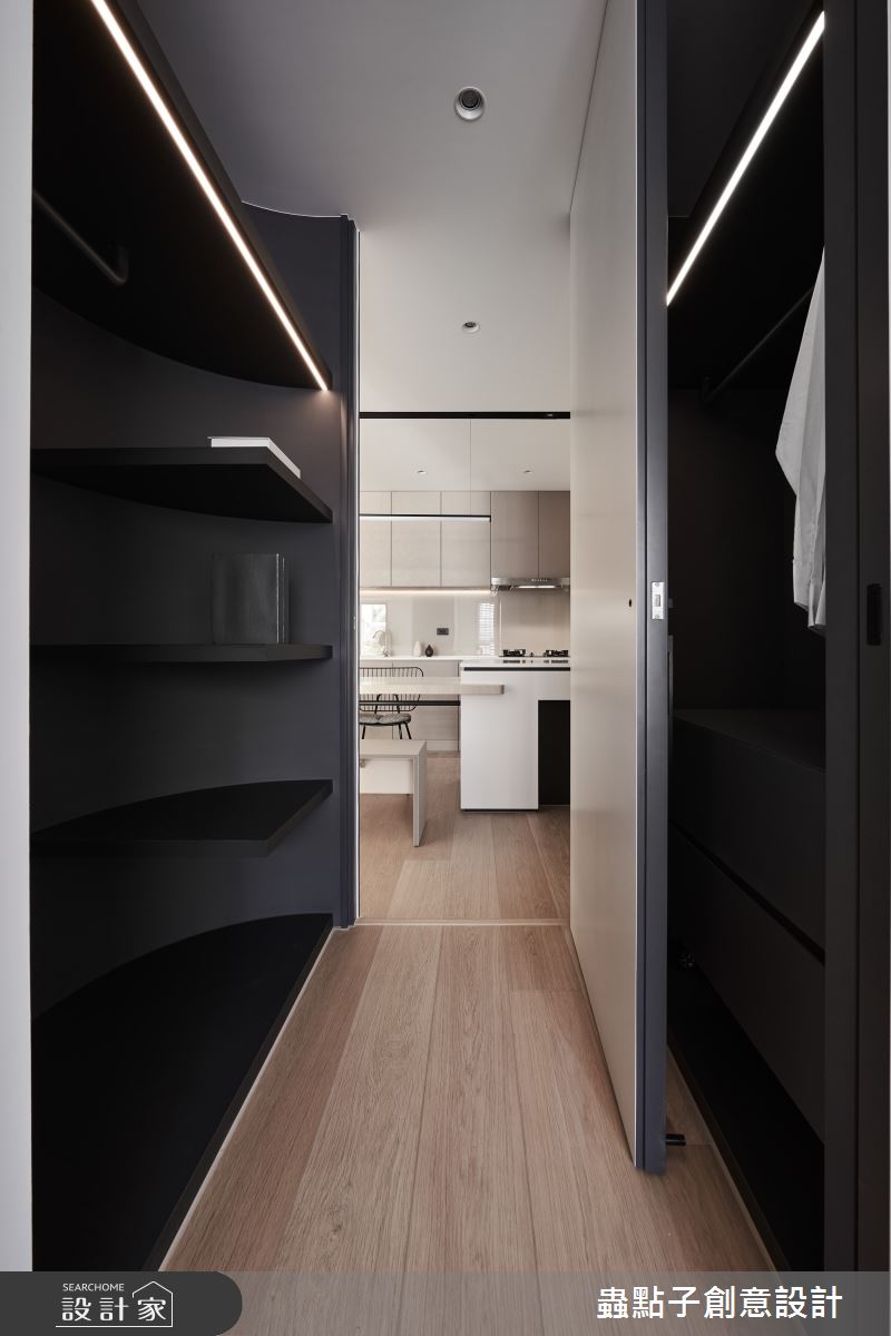 21坪新成屋(5年以下)＿北歐風更衣間案例圖片＿蟲點子創意設計＿蟲點子_122之36