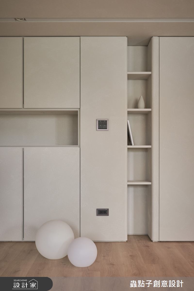 22坪老屋(41~50年)＿奶油風客廳案例圖片＿蟲點子創意設計＿蟲點子_123之15