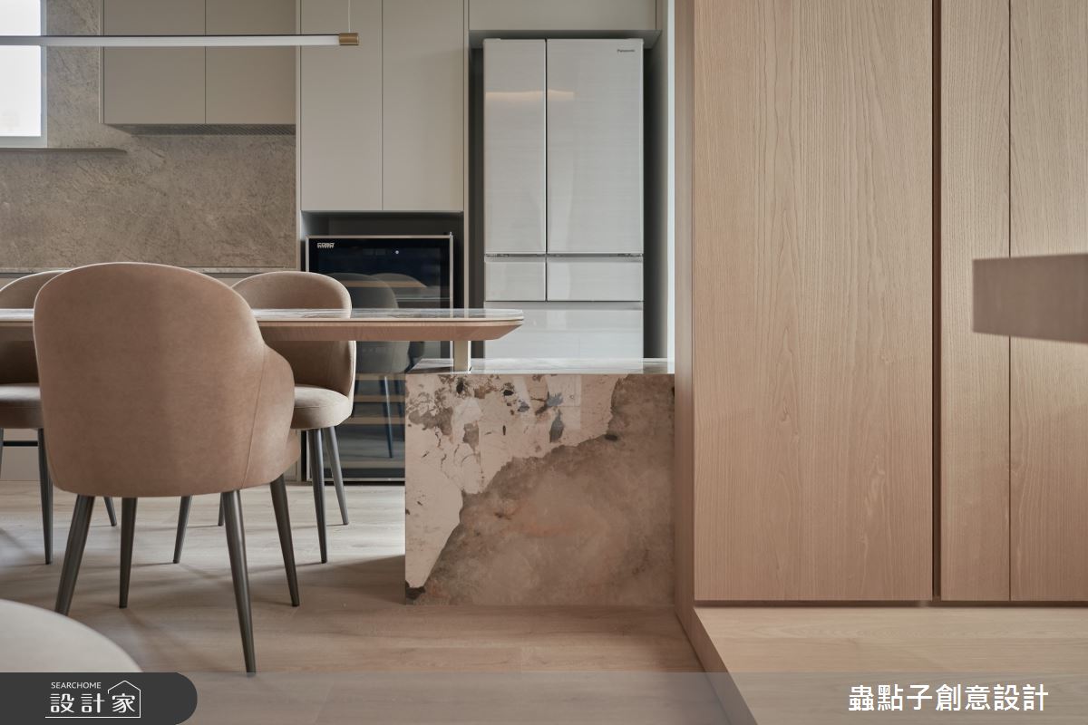 22坪老屋(41~50年)＿奶油風餐廳廚房書房案例圖片＿蟲點子創意設計＿蟲點子_123之21