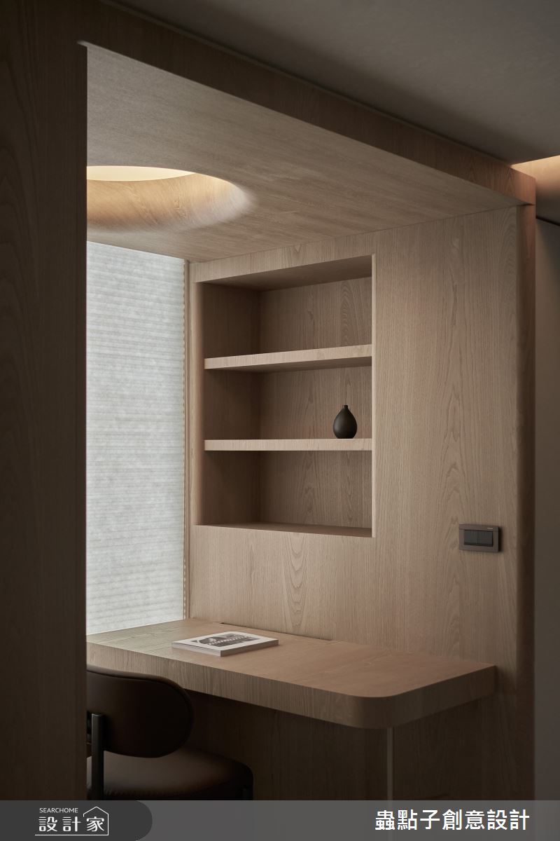 22坪老屋(41~50年)＿奶油風書房案例圖片＿蟲點子創意設計＿蟲點子_123之28