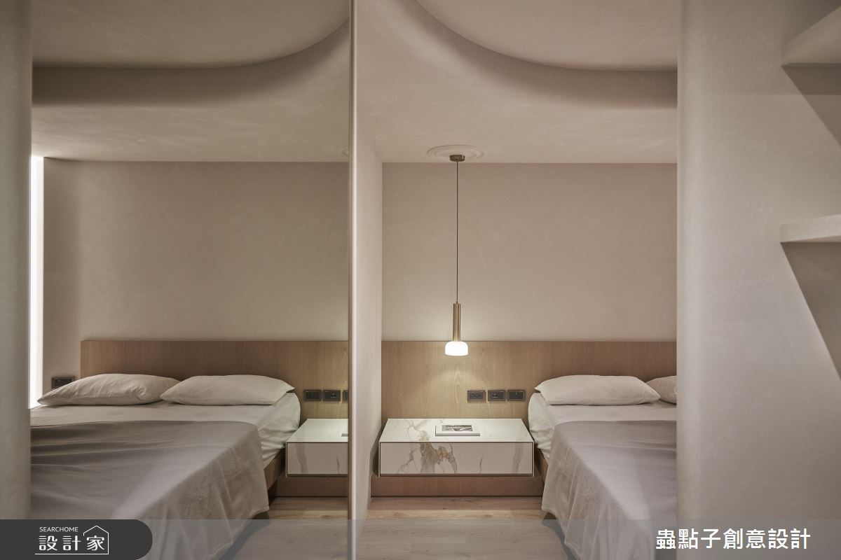 22坪老屋(41~50年)＿奶油風臥室案例圖片＿蟲點子創意設計＿蟲點子_123之35
