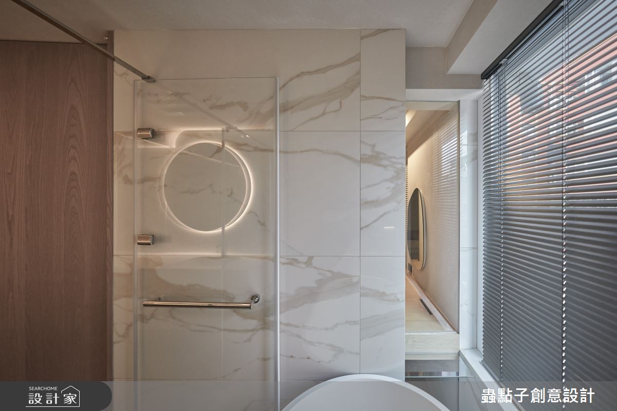22坪老屋(41~50年)＿奶油風浴室案例圖片＿蟲點子創意設計＿蟲點子_123之45