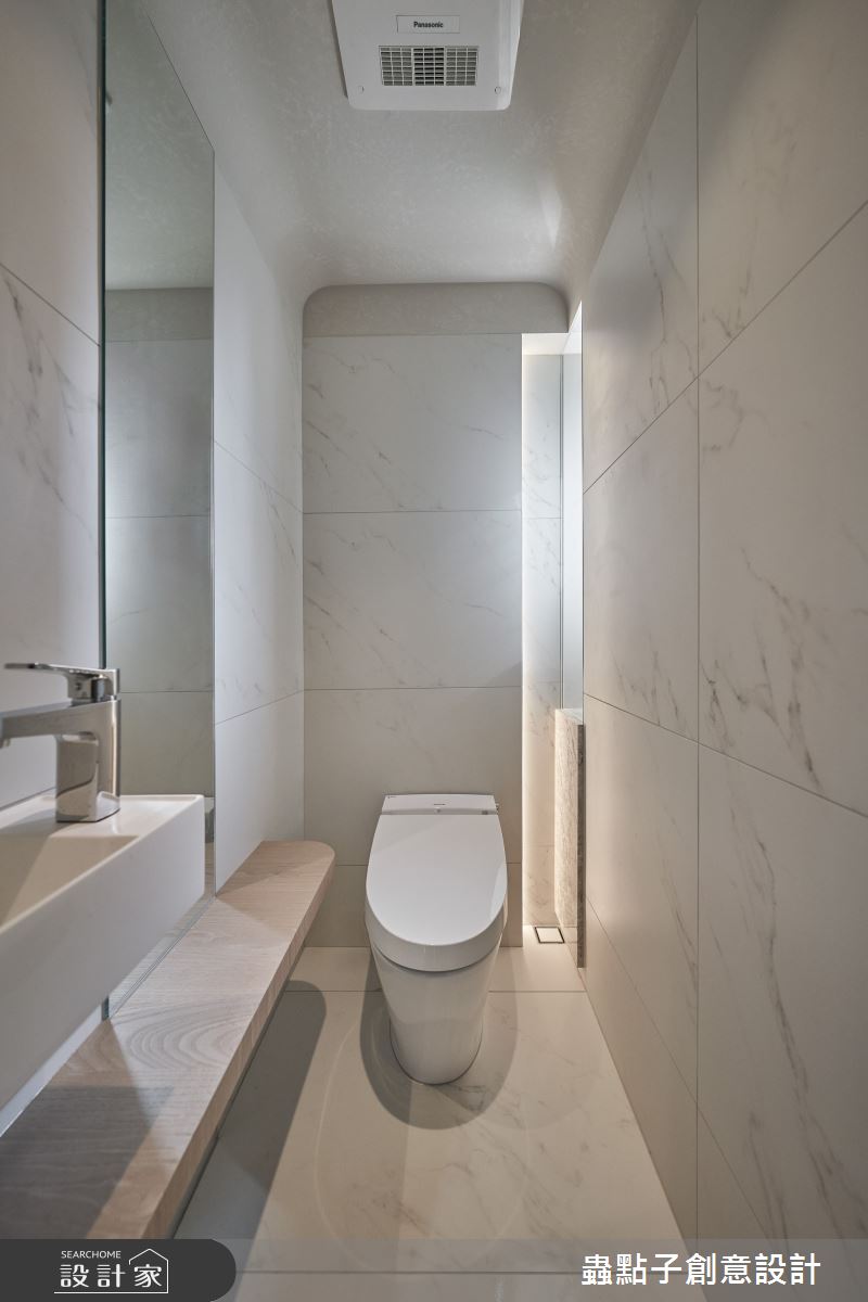 22坪老屋(41~50年)＿奶油風浴室案例圖片＿蟲點子創意設計＿蟲點子_123之49