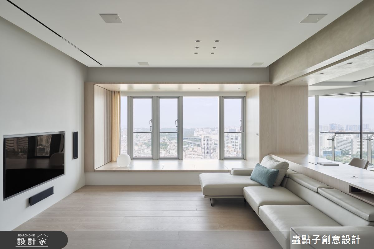 60坪新成屋(5年以下)＿簡約風客廳臥榻案例圖片＿蟲點子創意設計＿蟲點子_124之3
