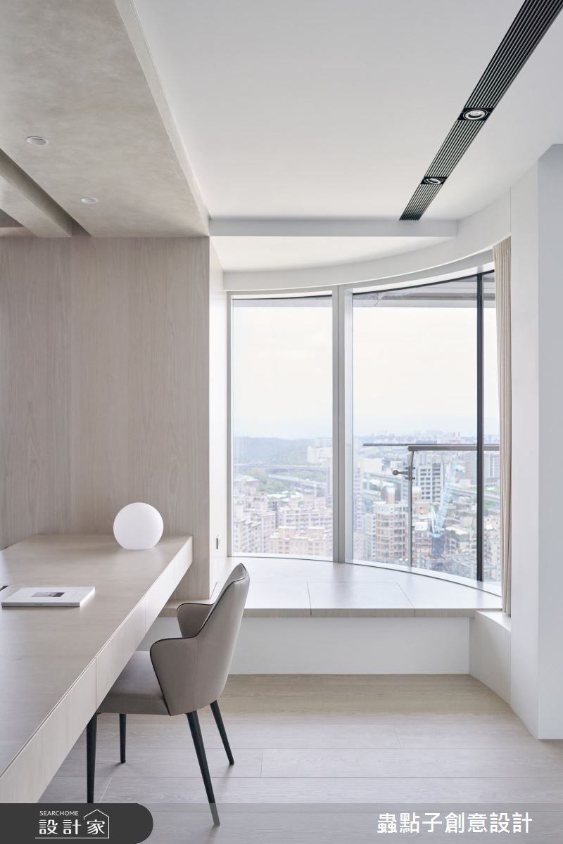 60坪新成屋(5年以下)＿簡約風書房案例圖片＿蟲點子創意設計＿蟲點子_124之20