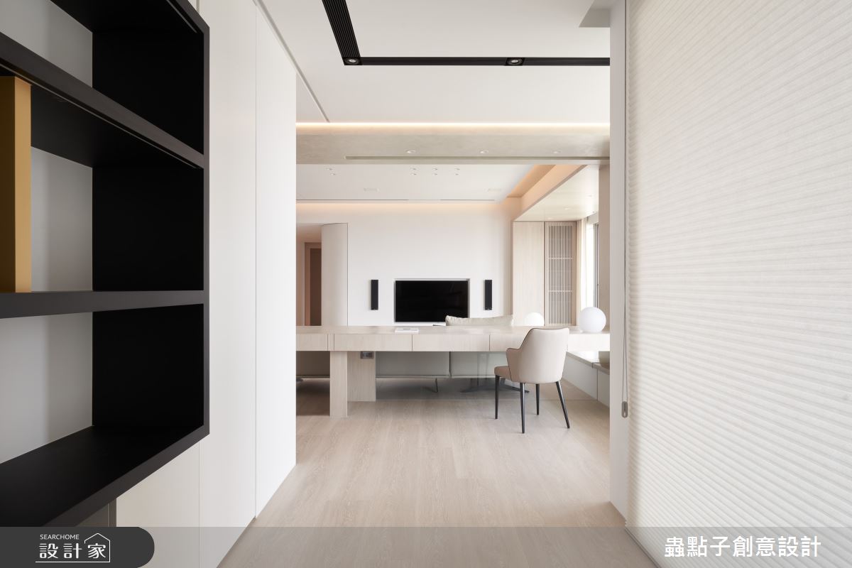 60坪新成屋(5年以下)＿簡約風書房案例圖片＿蟲點子創意設計＿蟲點子_124之14