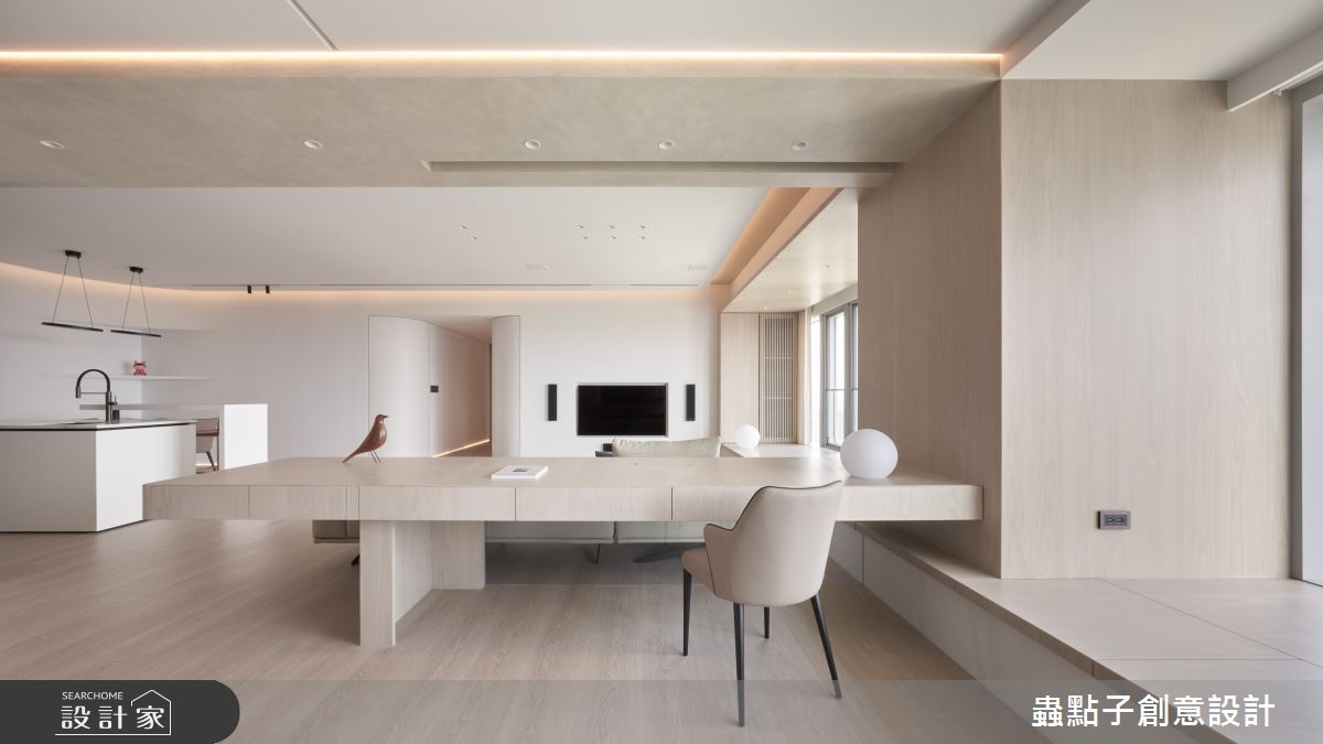 60坪新成屋(5年以下)＿簡約風書房案例圖片＿蟲點子創意設計＿蟲點子_124之16