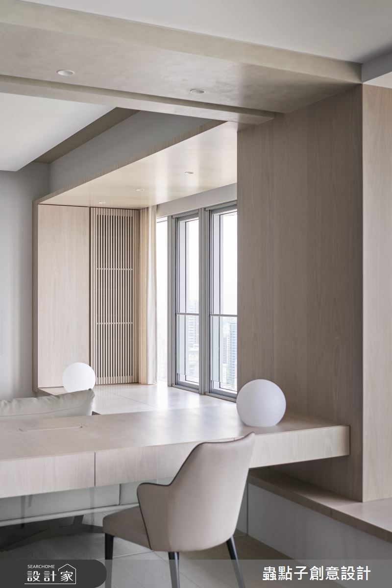 60坪新成屋(5年以下)＿簡約風書房案例圖片＿蟲點子創意設計＿蟲點子_124之19