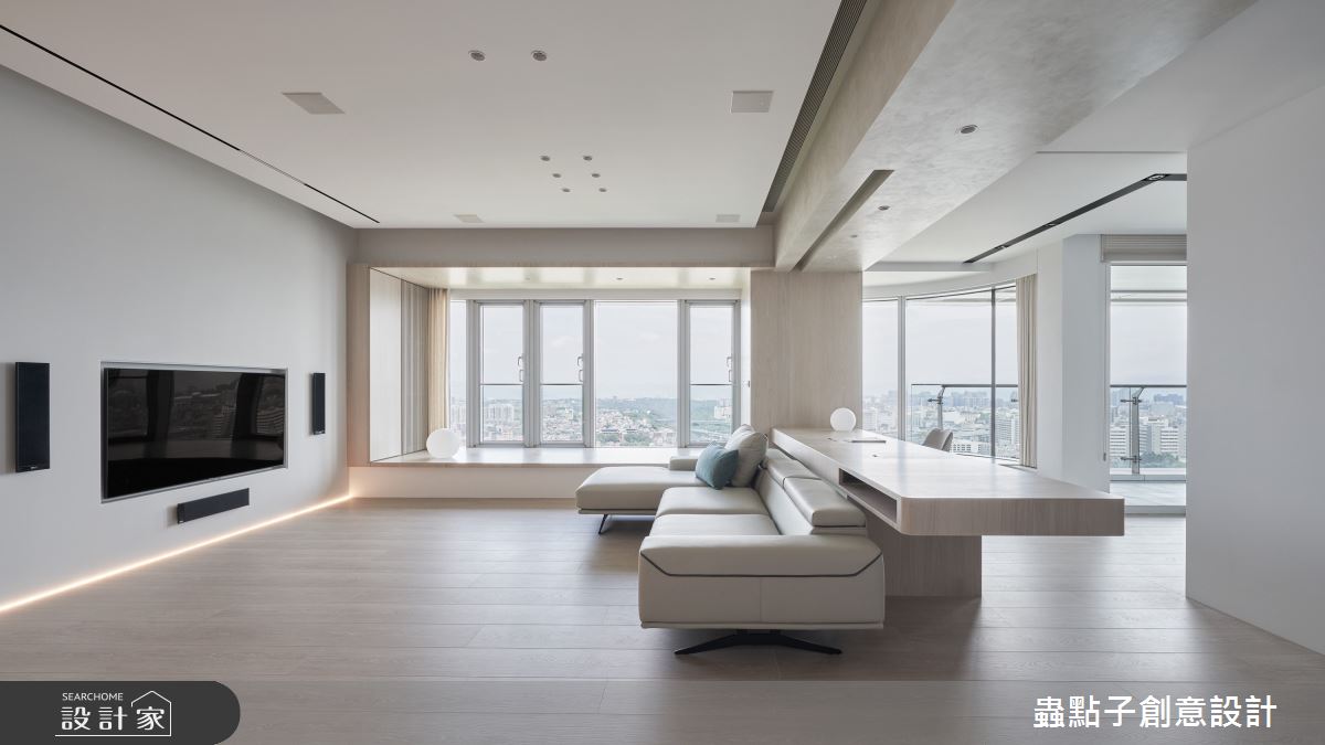 60坪新成屋(5年以下)＿簡約風客廳書房臥榻案例圖片＿蟲點子創意設計＿蟲點子_124之2