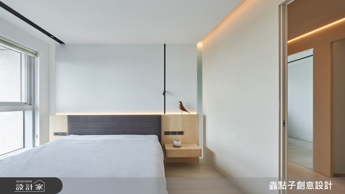 60坪新成屋(5年以下)＿簡約風臥室案例圖片＿蟲點子創意設計＿蟲點子_124之26