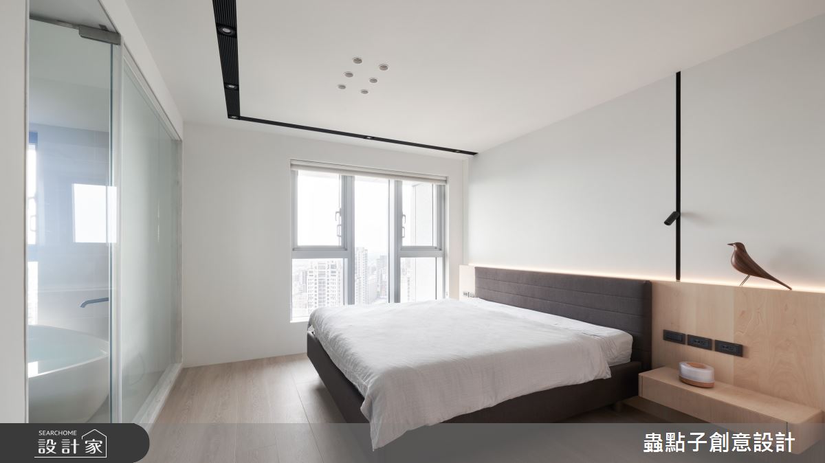 60坪新成屋(5年以下)＿簡約風臥室案例圖片＿蟲點子創意設計＿蟲點子_124之28