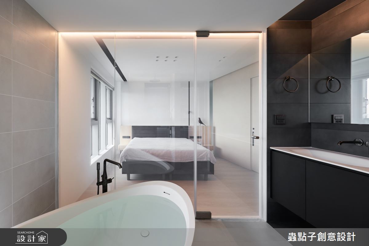 60坪新成屋(5年以下)＿簡約風臥室浴室案例圖片＿蟲點子創意設計＿蟲點子_124之31