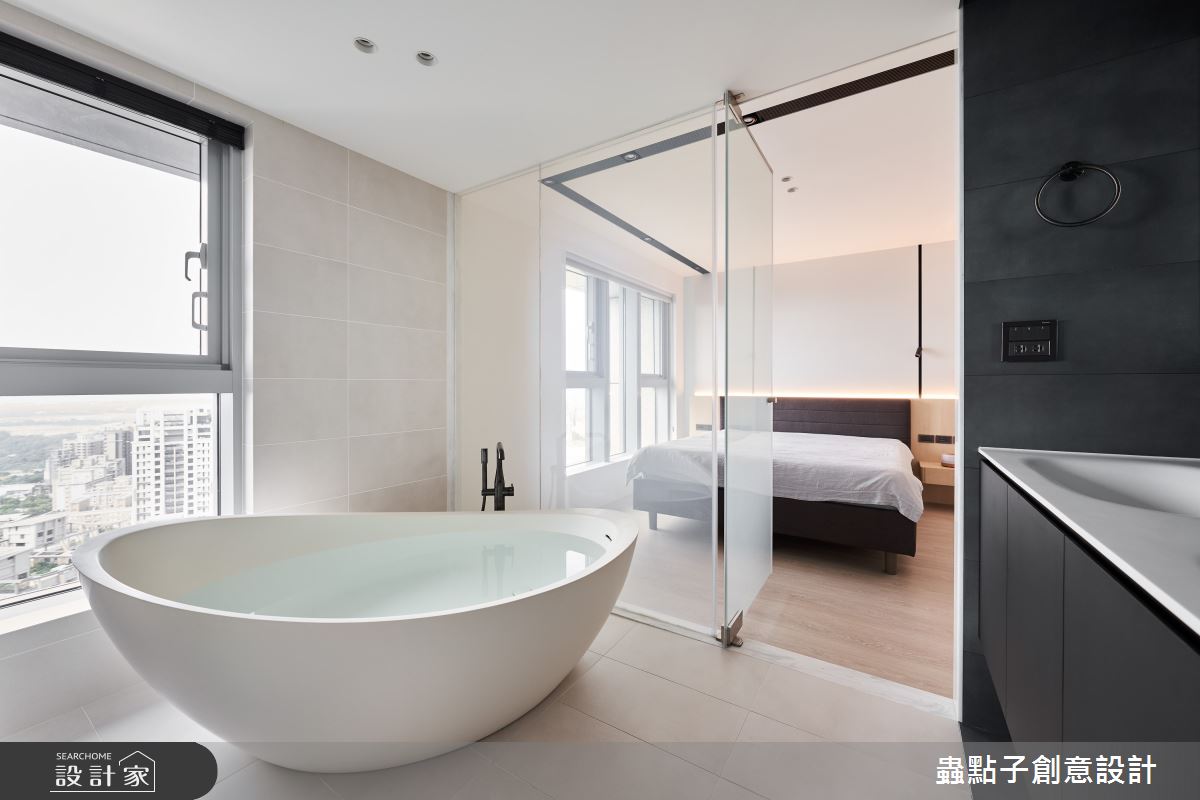 60坪新成屋(5年以下)＿簡約風臥室浴室案例圖片＿蟲點子創意設計＿蟲點子_124之32