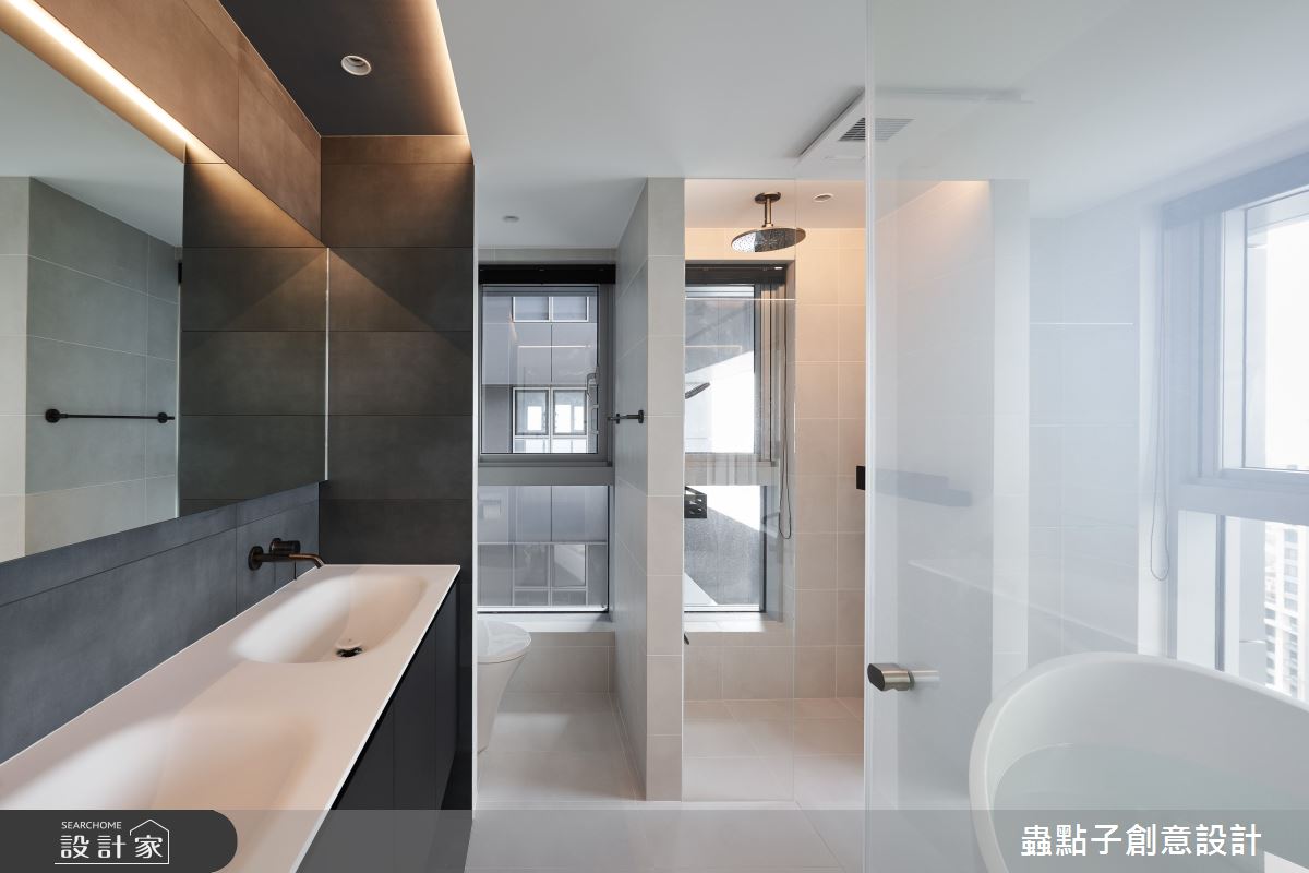 60坪新成屋(5年以下)＿簡約風浴室案例圖片＿蟲點子創意設計＿蟲點子_124之36