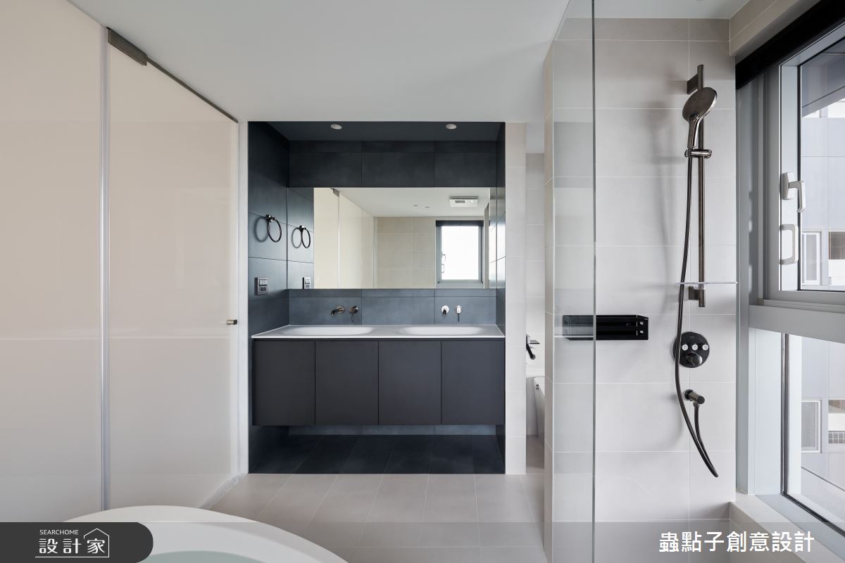 60坪新成屋(5年以下)＿簡約風浴室案例圖片＿蟲點子創意設計＿蟲點子_124之35