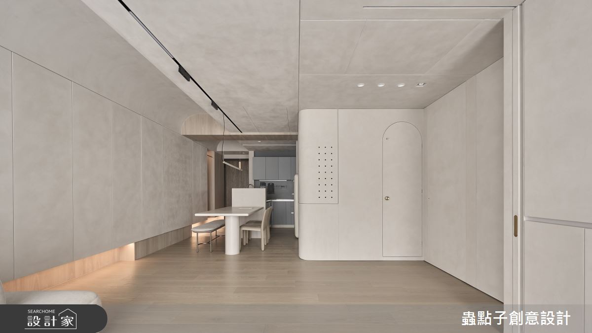 20坪新成屋(5年以下)＿北歐風客廳餐廳廚房吧檯中島案例圖片＿蟲點子創意設計＿蟲點子_125之22