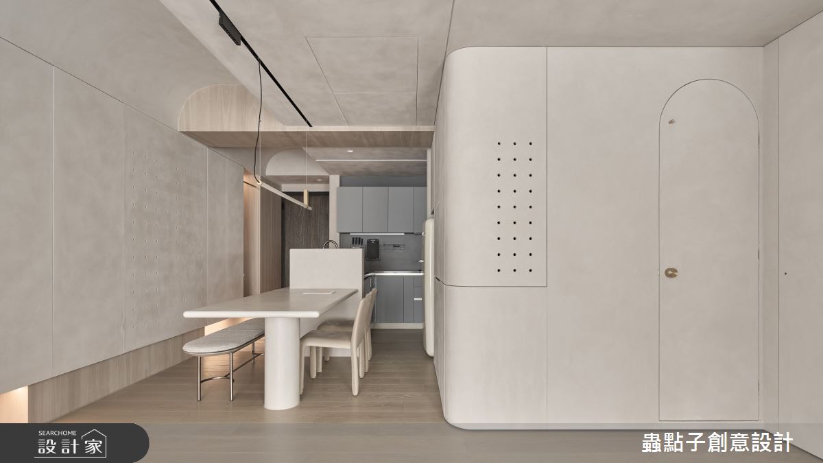 20坪新成屋(5年以下)＿北歐風餐廳廚房吧檯中島案例圖片＿蟲點子創意設計＿蟲點子_125之23