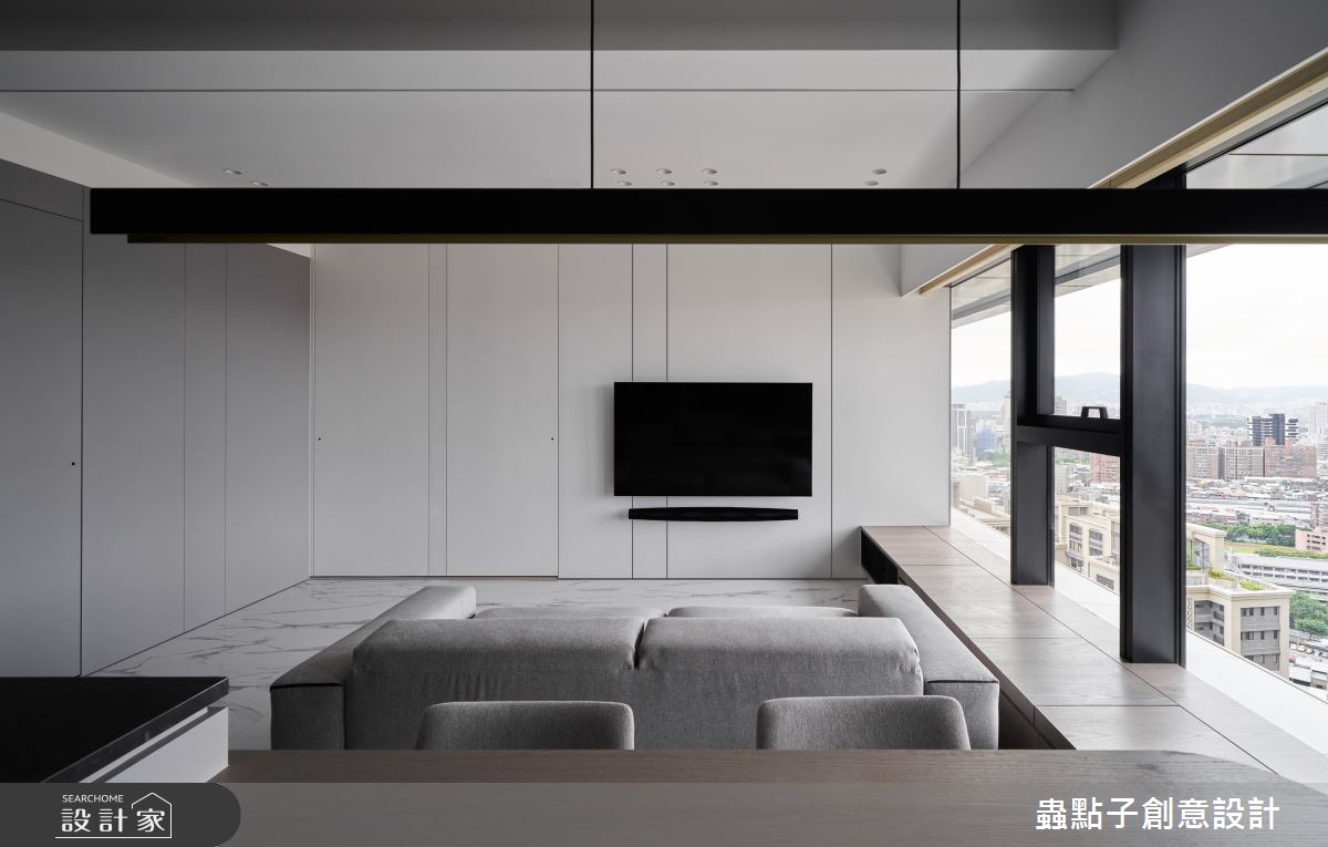 25坪新成屋(5年以下)＿簡約風客廳餐廳臥榻案例圖片＿蟲點子創意設計＿蟲點子_126之15