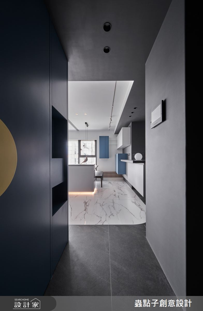 25坪新成屋(5年以下)＿簡約風玄關餐廳中島案例圖片＿蟲點子創意設計＿蟲點子_126之3