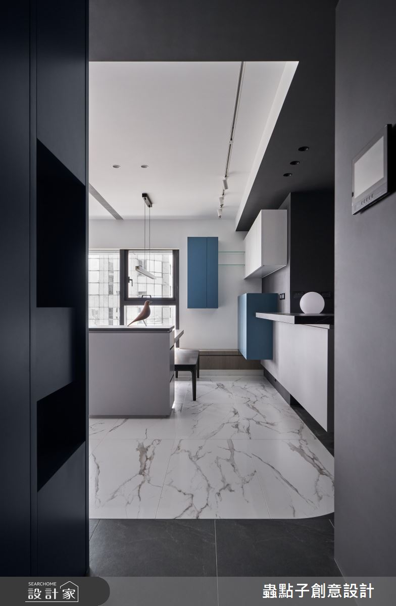 25坪新成屋(5年以下)＿簡約風玄關餐廳中島案例圖片＿蟲點子創意設計＿蟲點子_126之1