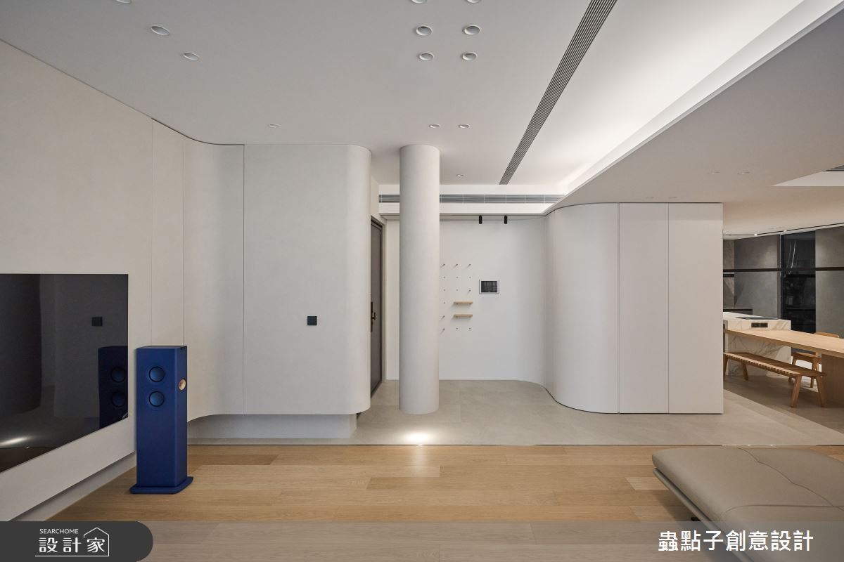 50坪新成屋(5年以下)＿簡約風玄關客廳案例圖片＿蟲點子創意設計＿蟲點子_127之3