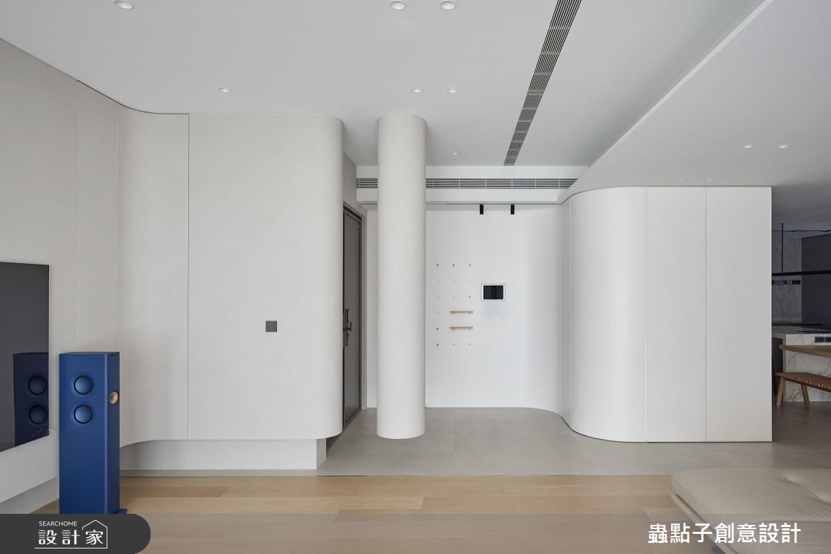 50坪新成屋(5年以下)＿簡約風玄關客廳案例圖片＿蟲點子創意設計＿蟲點子_127之4