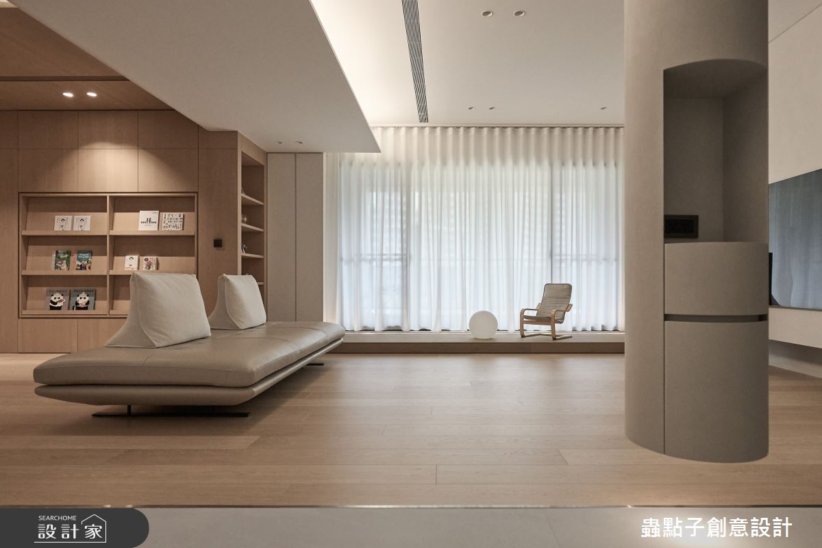 50坪新成屋(5年以下)＿簡約風客廳案例圖片＿蟲點子創意設計＿蟲點子_127之8