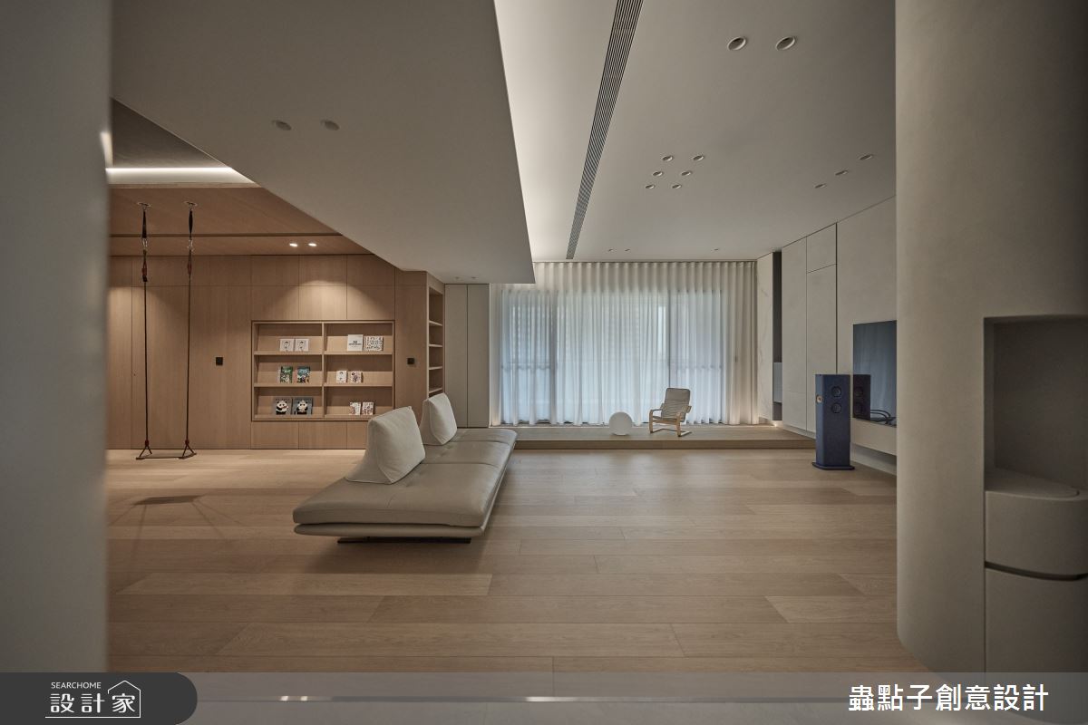 50坪新成屋(5年以下)＿簡約風客廳案例圖片＿蟲點子創意設計＿蟲點子_127之9