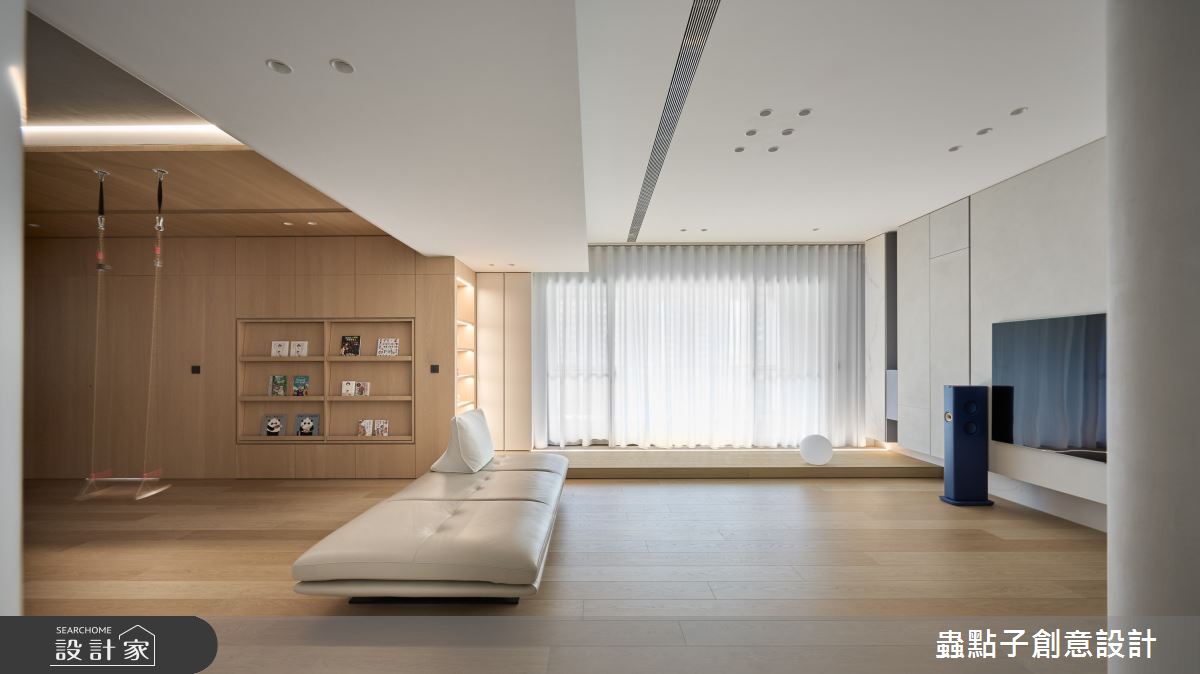 50坪新成屋(5年以下)＿簡約風客廳案例圖片＿蟲點子創意設計＿蟲點子_127之10
