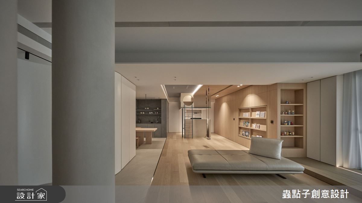 50坪新成屋(5年以下)＿簡約風客廳書房案例圖片＿蟲點子創意設計＿蟲點子_127之17