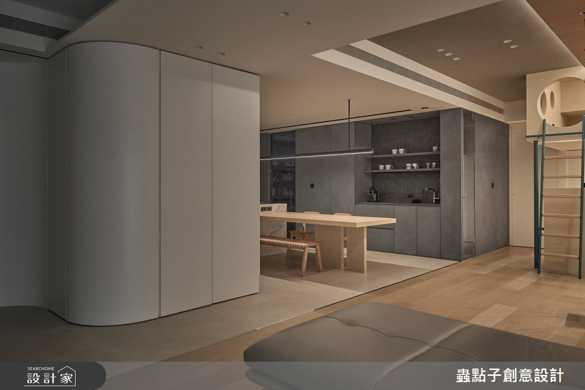 50坪新成屋(5年以下)＿簡約風客廳餐廳案例圖片＿蟲點子創意設計＿蟲點子_127之20