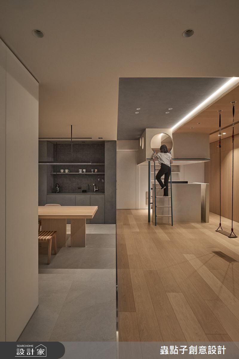 50坪新成屋(5年以下)＿簡約風餐廳書房案例圖片＿蟲點子創意設計＿蟲點子_127之34