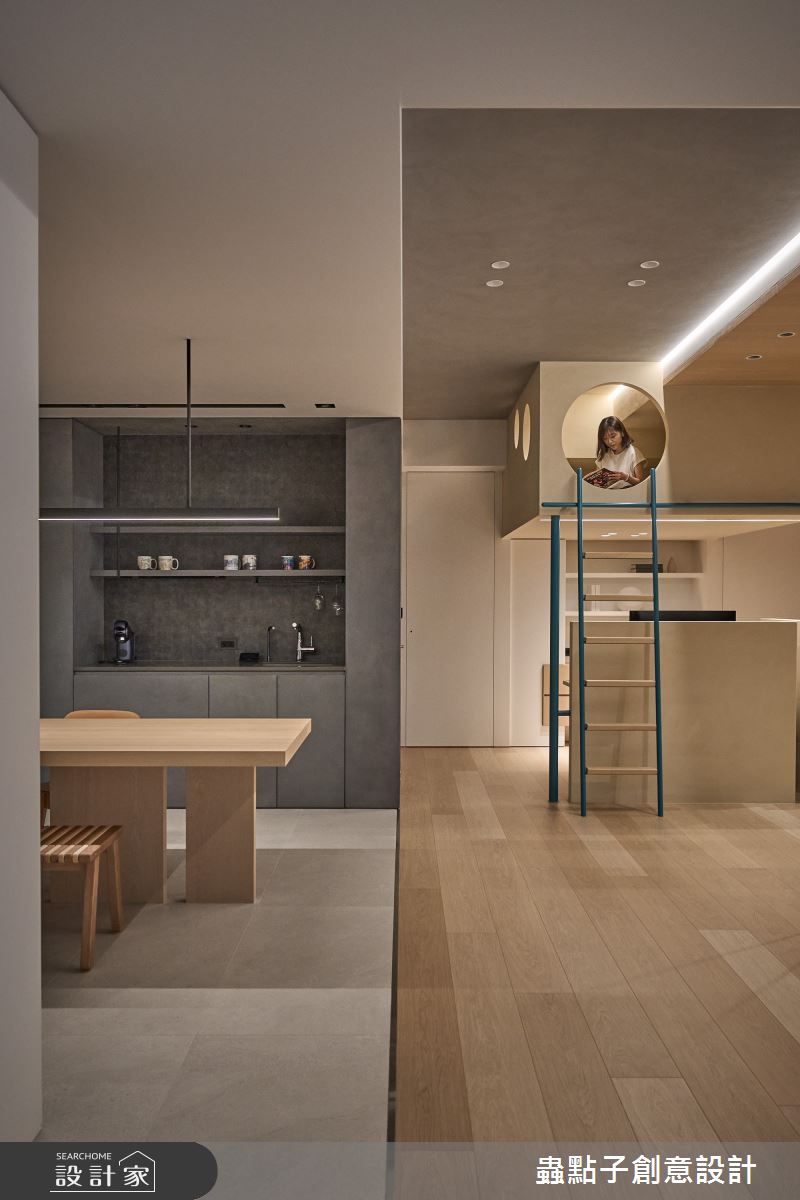 50坪新成屋(5年以下)＿簡約風餐廳書房案例圖片＿蟲點子創意設計＿蟲點子_127之33