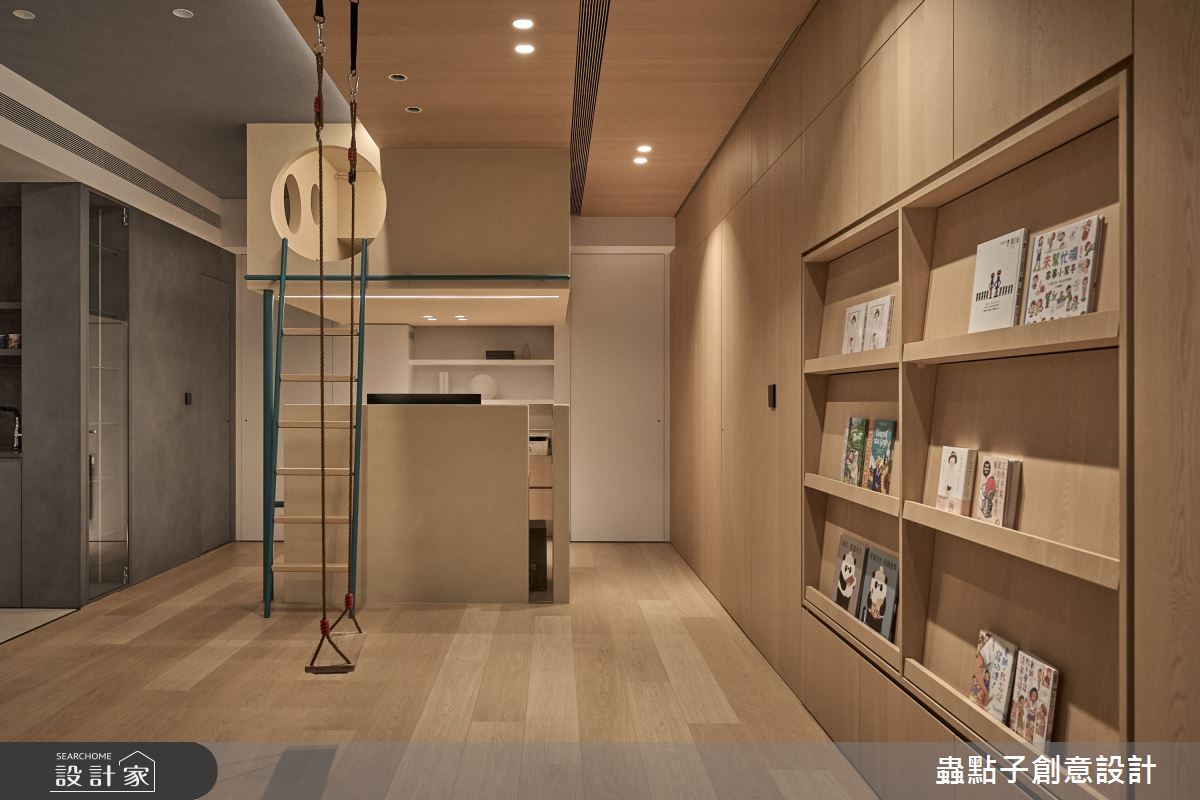 50坪新成屋(5年以下)＿簡約風客廳書房案例圖片＿蟲點子創意設計＿蟲點子_127之28