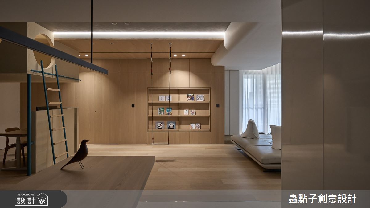 50坪新成屋(5年以下)＿簡約風客廳餐廳書房案例圖片＿蟲點子創意設計＿蟲點子_127之32