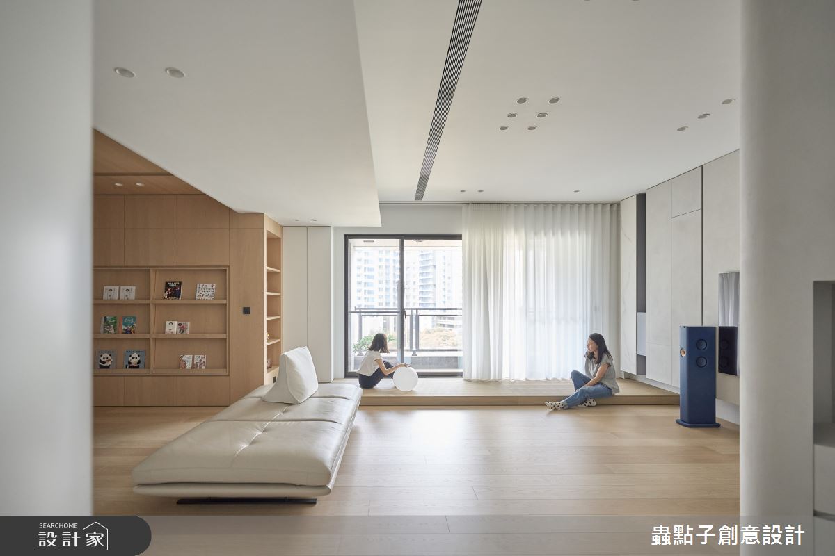 50坪新成屋(5年以下)＿簡約風客廳案例圖片＿蟲點子創意設計＿蟲點子_127之11