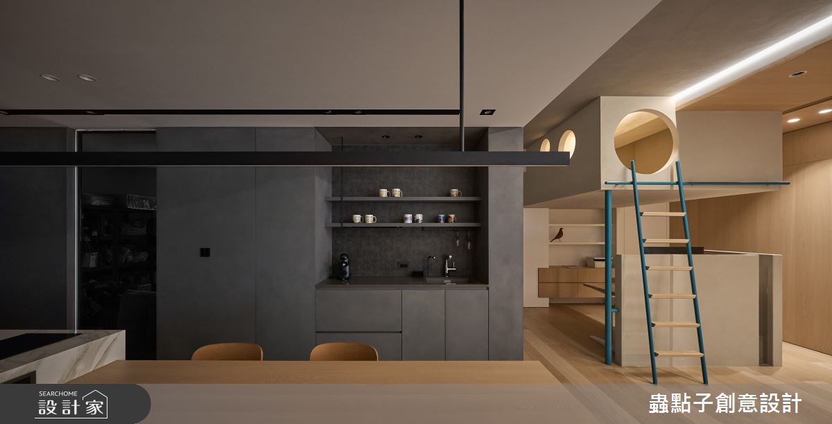 50坪新成屋(5年以下)＿簡約風餐廳書房案例圖片＿蟲點子創意設計＿蟲點子_127之37