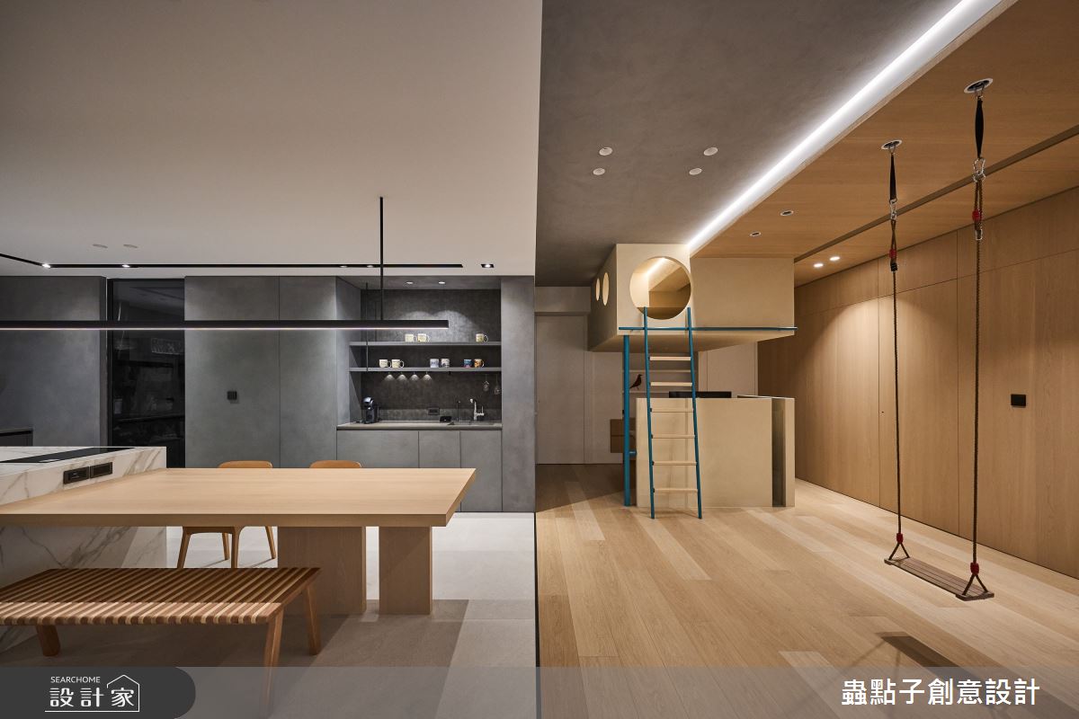 50坪新成屋(5年以下)＿簡約風餐廳書房案例圖片＿蟲點子創意設計＿蟲點子_127之38