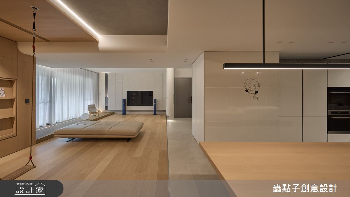 50坪新成屋(5年以下)＿簡約風客廳餐廳案例圖片＿蟲點子創意設計＿蟲點子_127之45