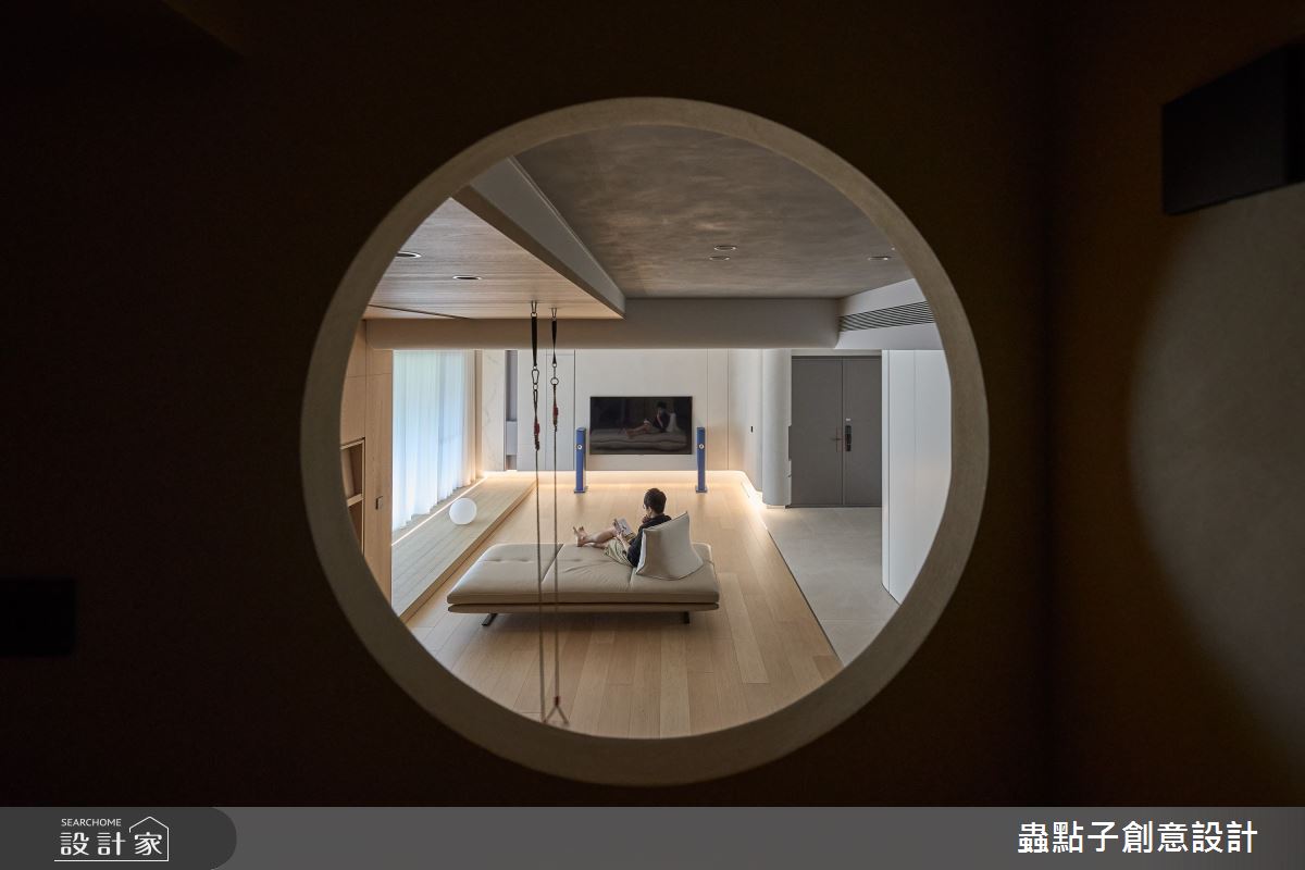 50坪新成屋(5年以下)＿簡約風客廳案例圖片＿蟲點子創意設計＿蟲點子_127之46