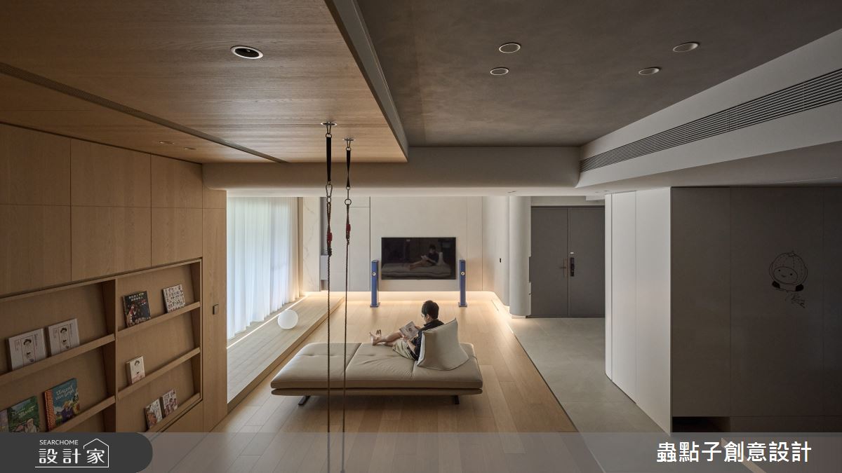 50坪新成屋(5年以下)＿簡約風客廳案例圖片＿蟲點子創意設計＿蟲點子_127之47