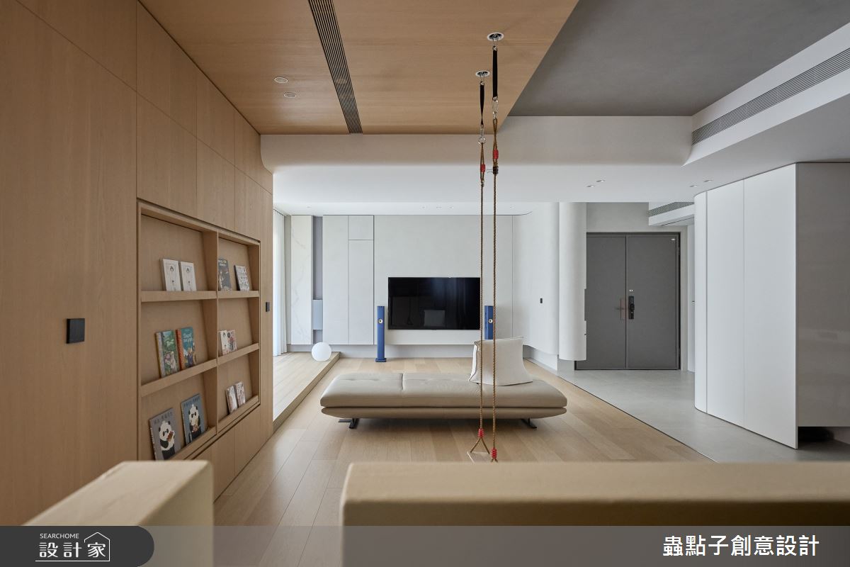 50坪新成屋(5年以下)＿簡約風玄關客廳書房案例圖片＿蟲點子創意設計＿蟲點子_127之51