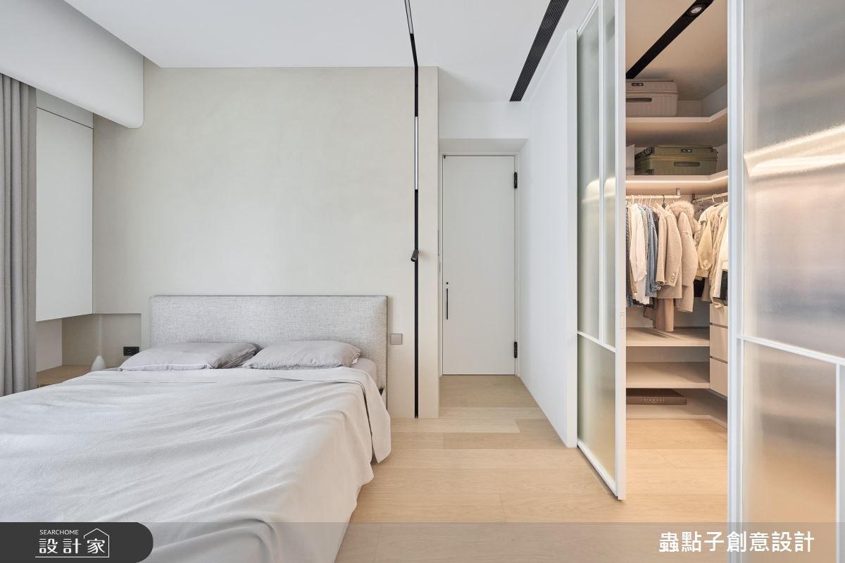50坪新成屋(5年以下)＿簡約風臥室更衣間案例圖片＿蟲點子創意設計＿蟲點子_127之62