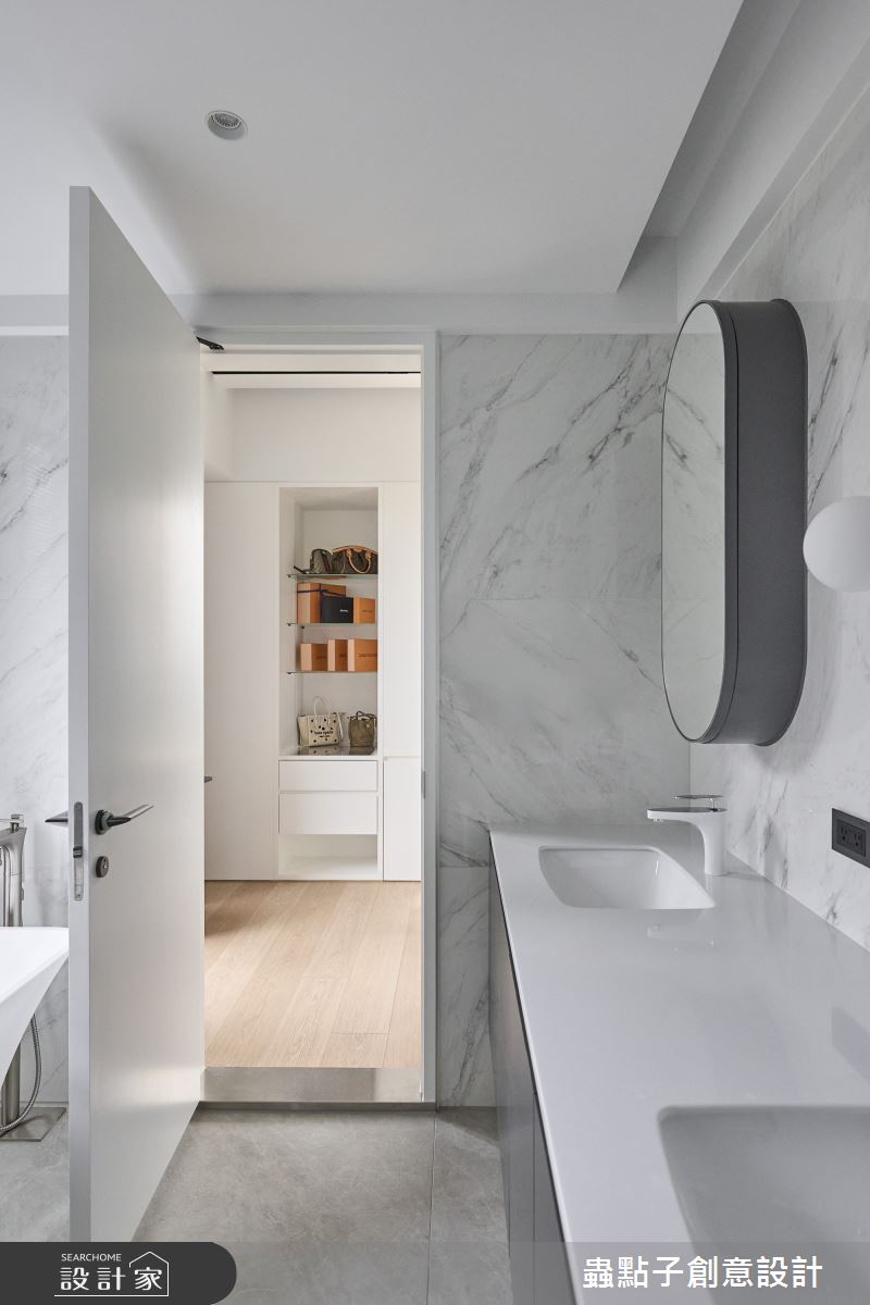 50坪新成屋(5年以下)＿簡約風浴室案例圖片＿蟲點子創意設計＿蟲點子_127之66