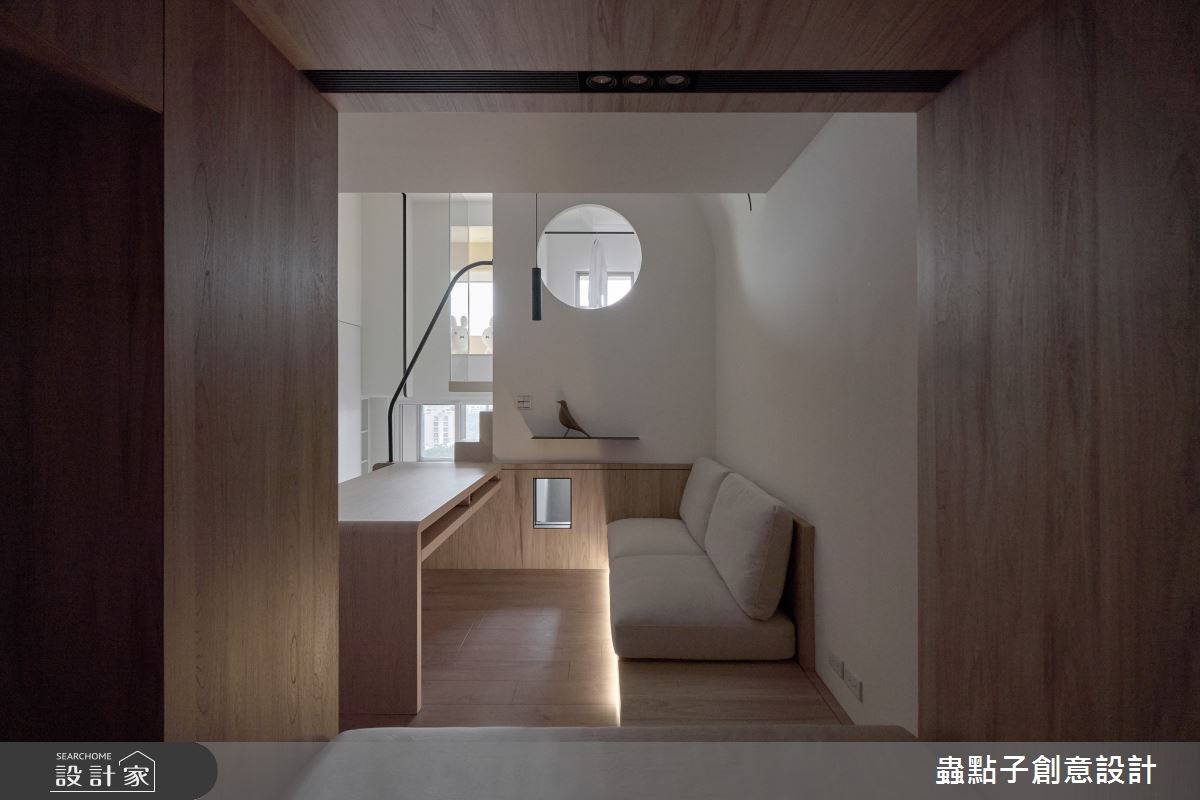 7坪老屋(16~30年)＿簡約風客廳餐廳工作區案例圖片＿蟲點子創意設計＿蟲點子_128之21