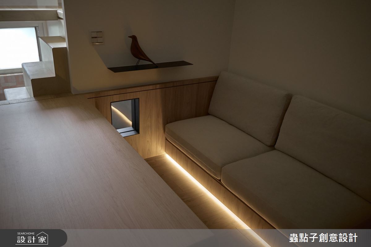 7坪老屋(16~30年)＿簡約風客廳餐廳工作區案例圖片＿蟲點子創意設計＿蟲點子_128之22